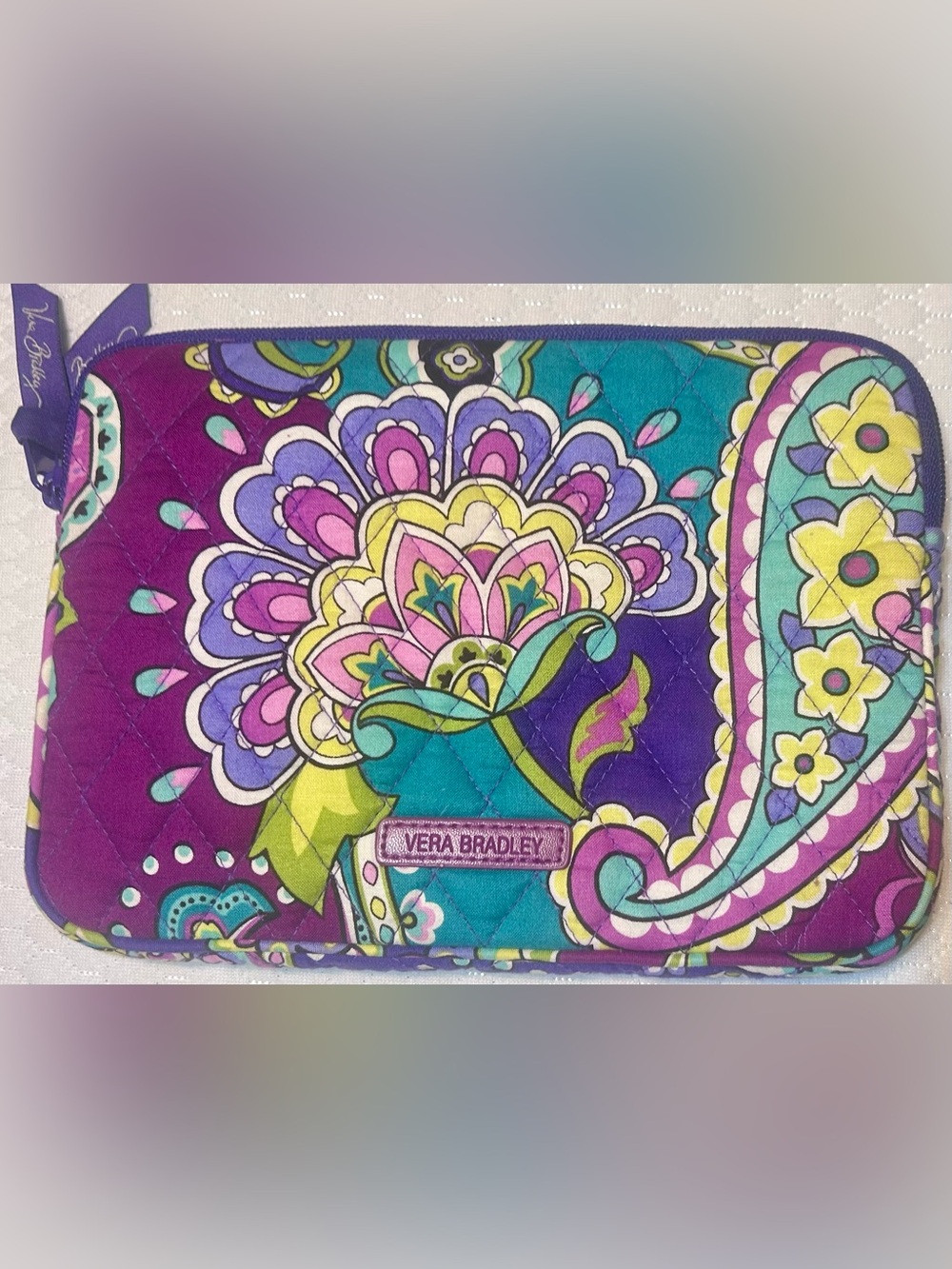 Vera Bradley Tablet/E-Reader Case Sleeve in RETIRED Pattern “Heather”